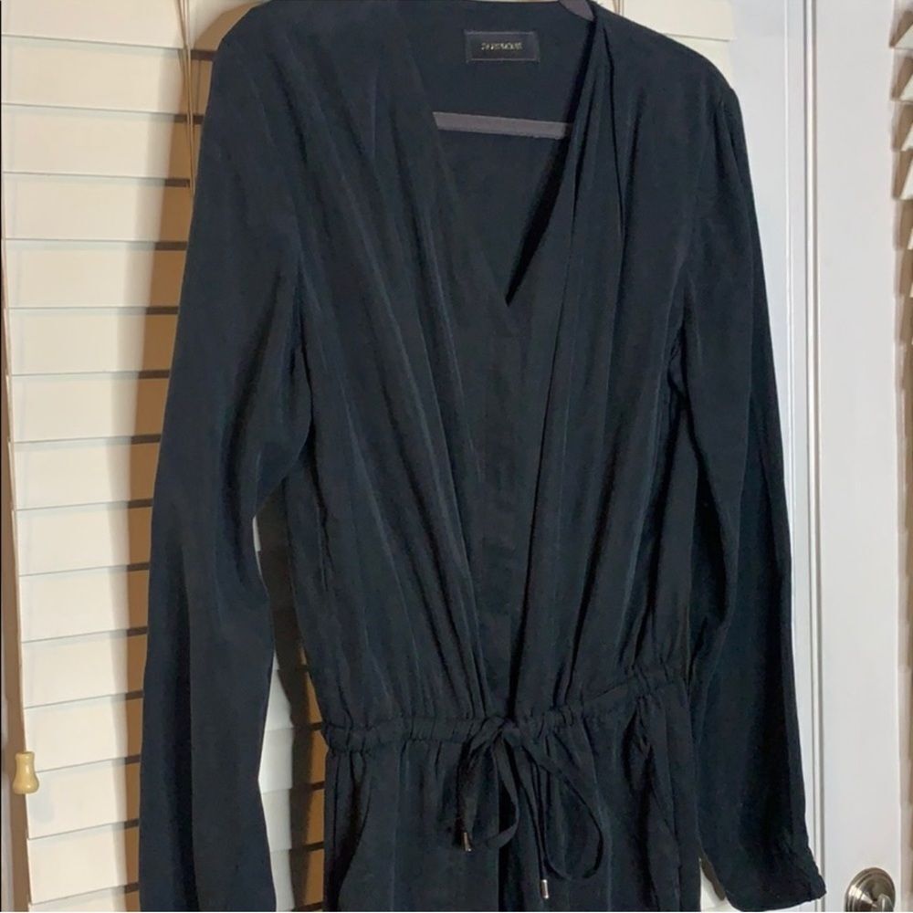 JW Signature gray/black drawstring jumpsuit - Picture 2 of 7